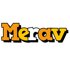 Merav cartoon logo