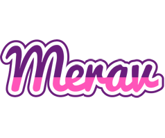 Merav cheerful logo