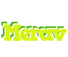 Merav citrus logo