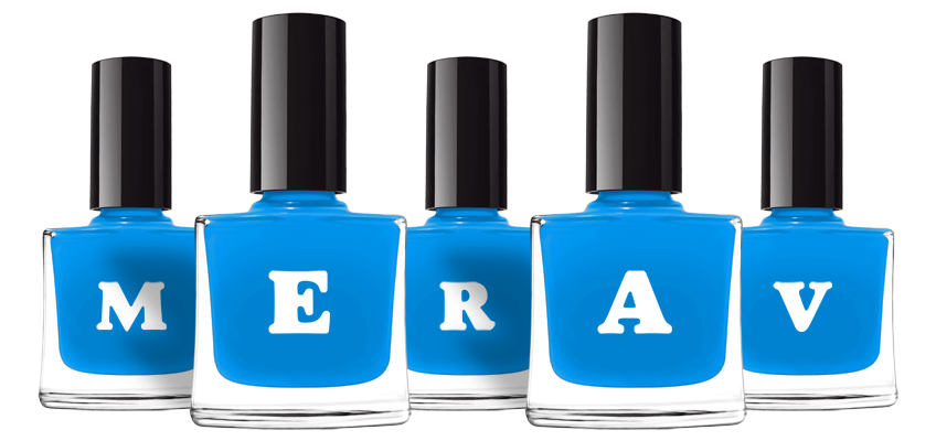 Merav glossy logo