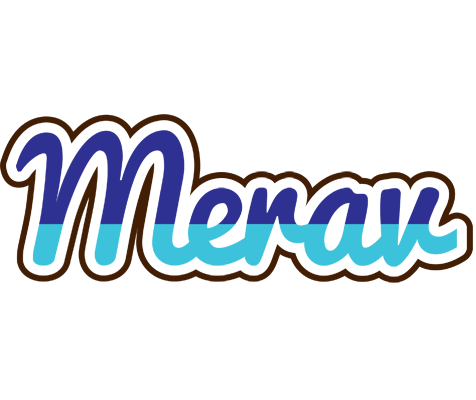 Merav raining logo
