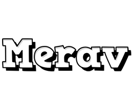 Merav snowing logo