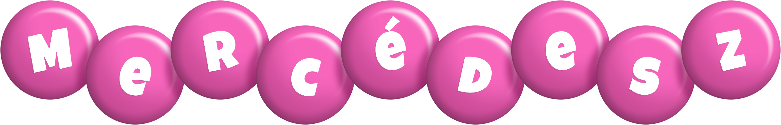 Mercédesz candy-pink logo