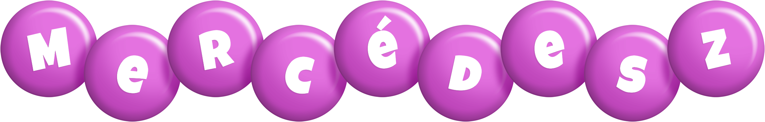 Mercédesz candy-purple logo