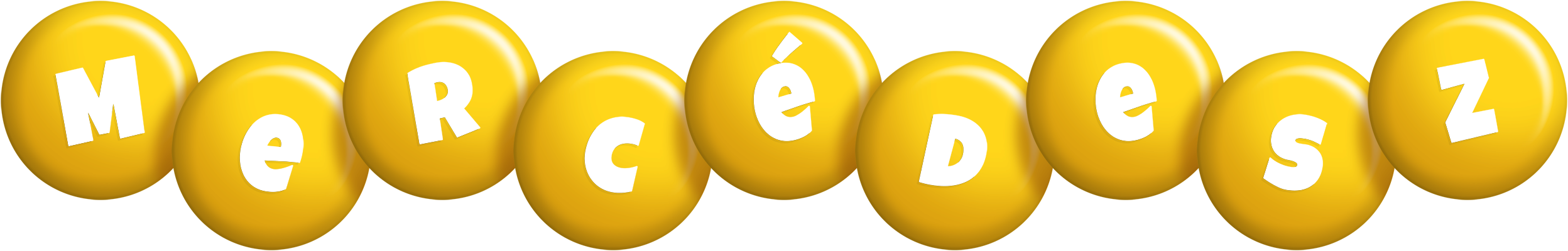 Mercédesz candy-yellow logo