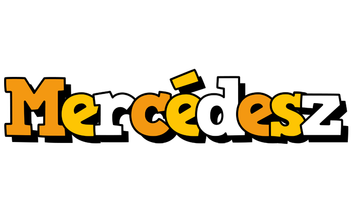 Mercédesz cartoon logo