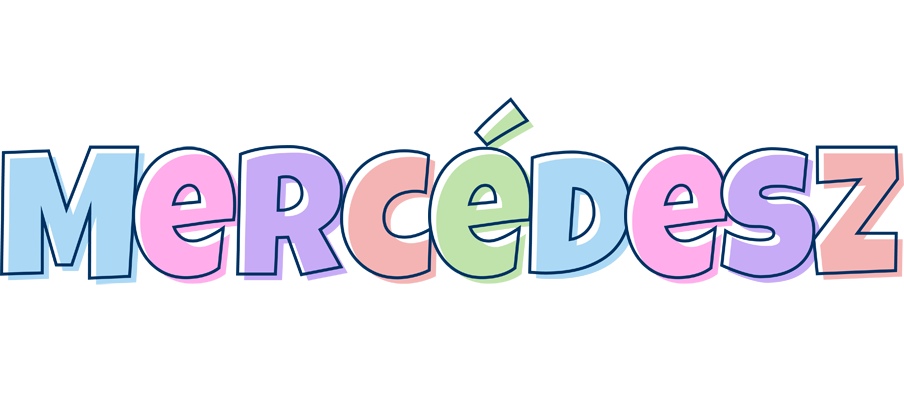 Mercédesz pastel logo