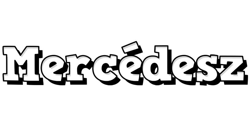 Mercédesz snowing logo