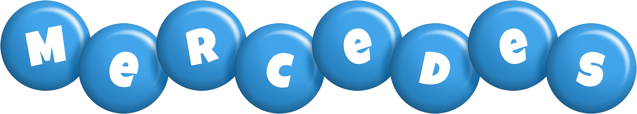 Mercedes candy-blue logo