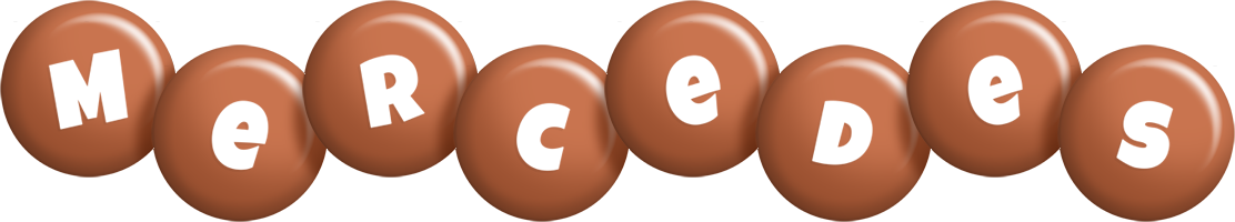 Mercedes candy-brown logo
