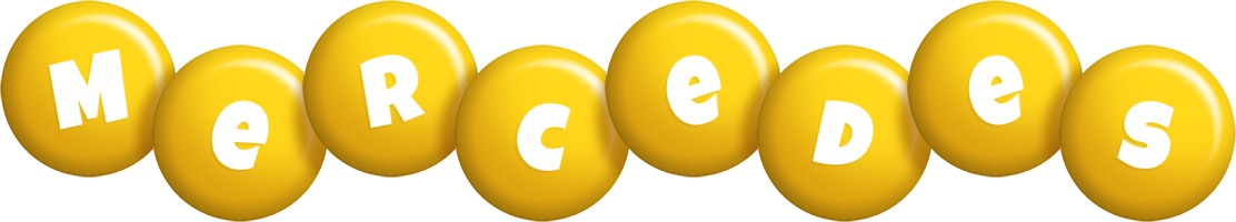 Mercedes candy-yellow logo