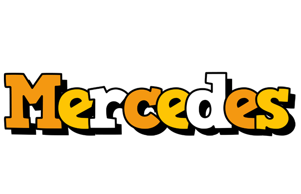Mercedes cartoon logo