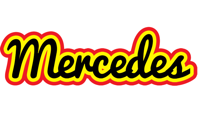 Mercedes flaming logo
