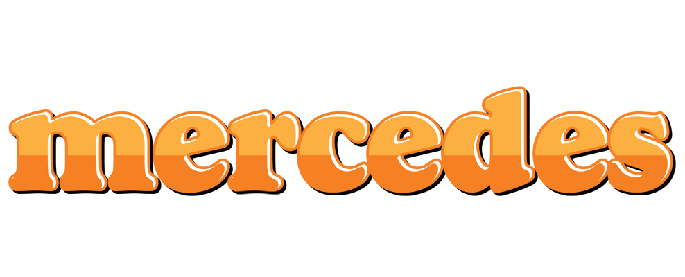 Mercedes orange logo