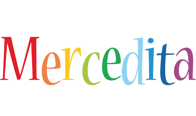 Mercedita birthday logo