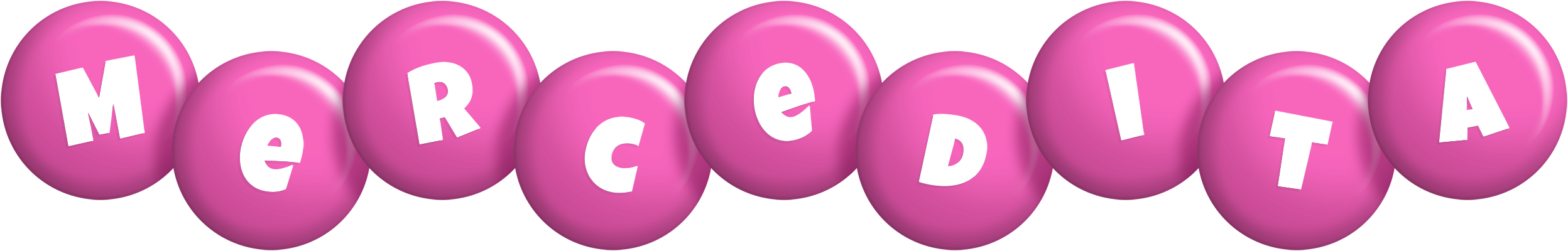 Mercedita candy-pink logo