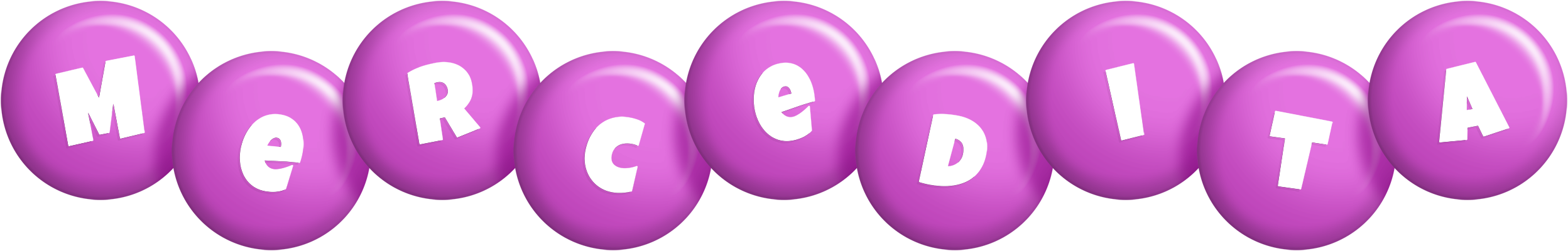 Mercedita candy-purple logo