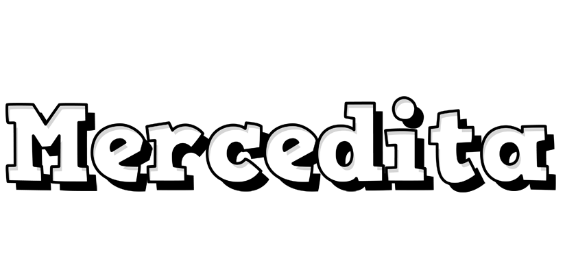 Mercedita snowing logo