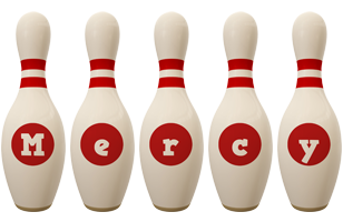 Mercy bowling-pin logo
