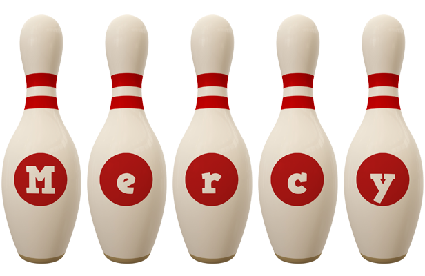 Mercy bowling-pin logo