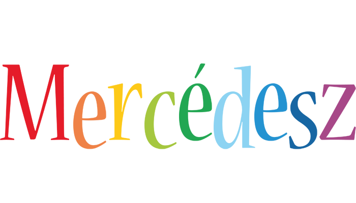 Mercédesz birthday logo