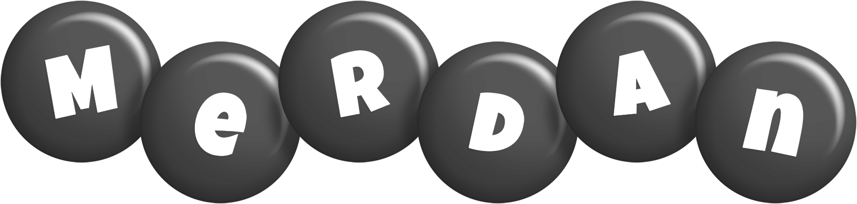 Merdan candy-black logo
