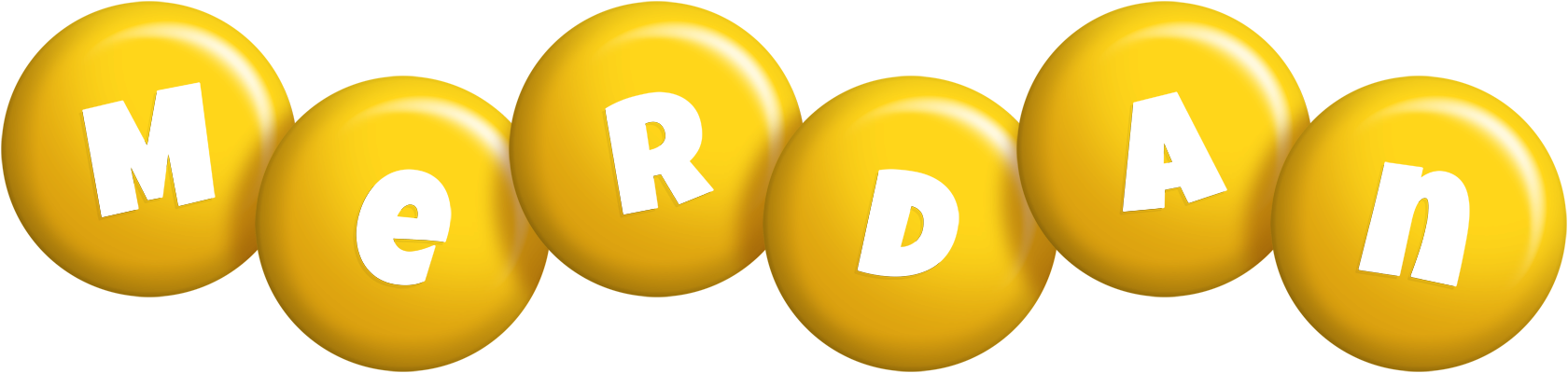 Merdan candy-yellow logo