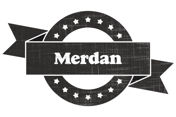 Merdan grunge logo
