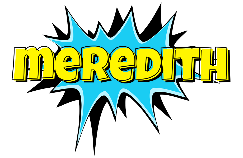 Meredith amazing logo