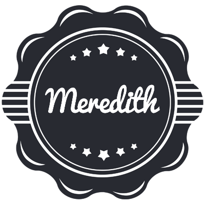 Meredith badge logo