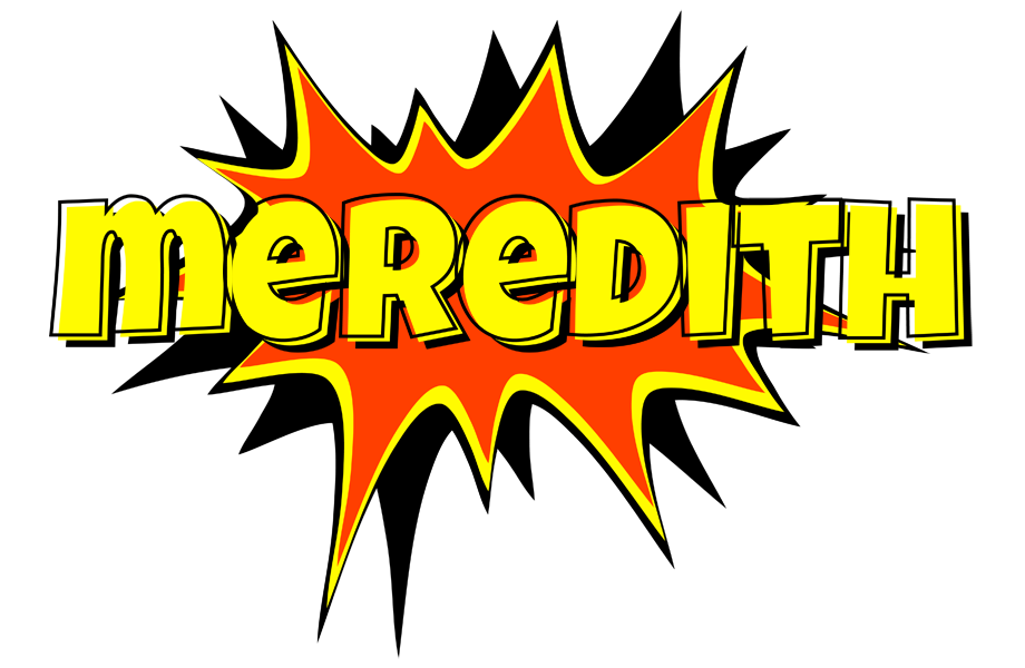 Meredith bazinga logo