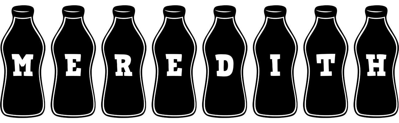 Meredith bottle logo