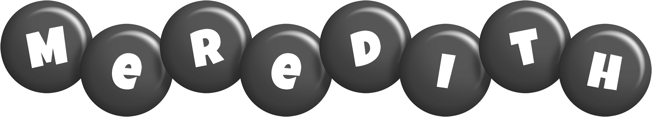 Meredith candy-black logo