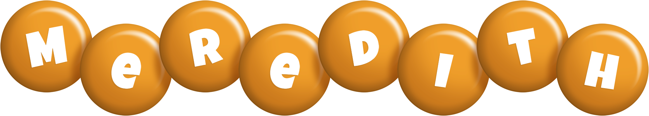 Meredith candy-orange logo