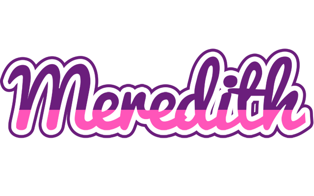Meredith cheerful logo