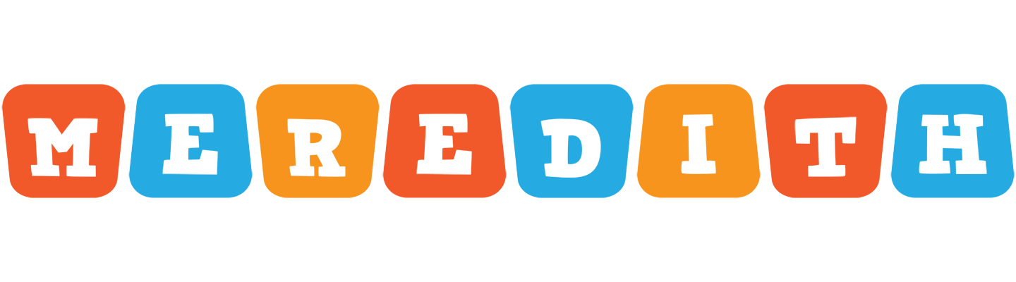 Meredith comics logo