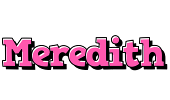 Meredith girlish logo