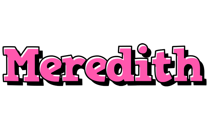Meredith girlish logo