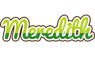 Meredith golfing logo