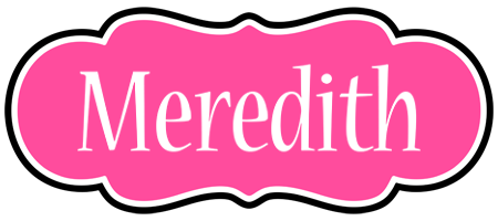 Meredith invitation logo