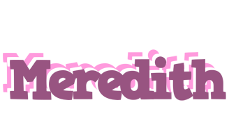 Meredith relaxing logo