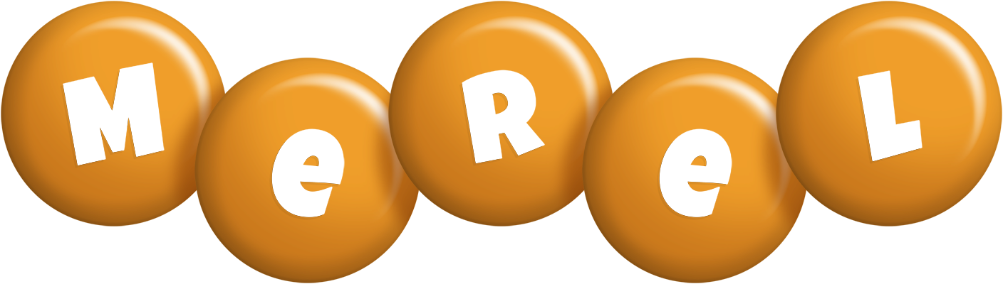 Merel candy-orange logo