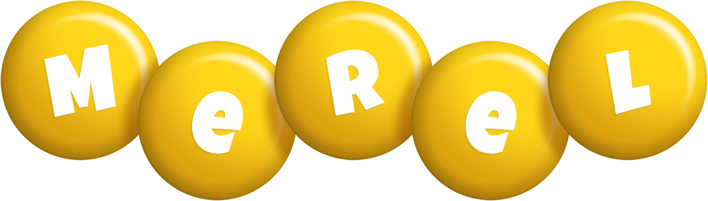 Merel candy-yellow logo