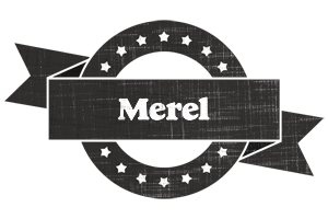 Merel grunge logo