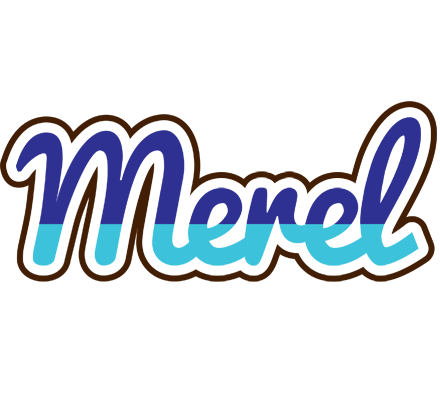Merel raining logo