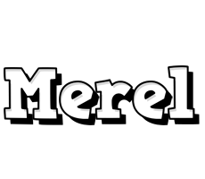 Merel snowing logo