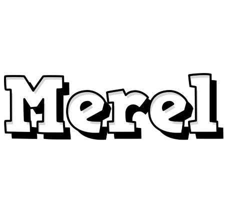 Merel snowing logo