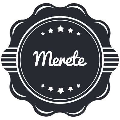 Merete badge logo