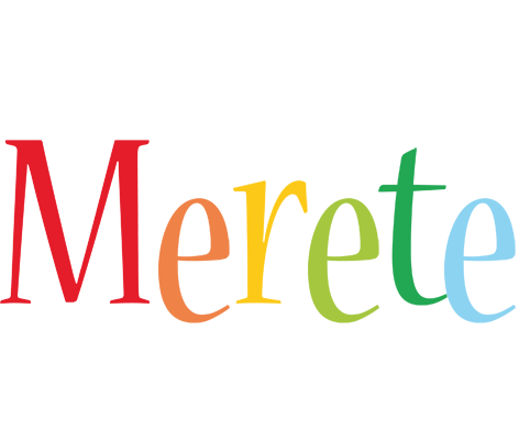 Merete birthday logo