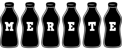 Merete bottle logo